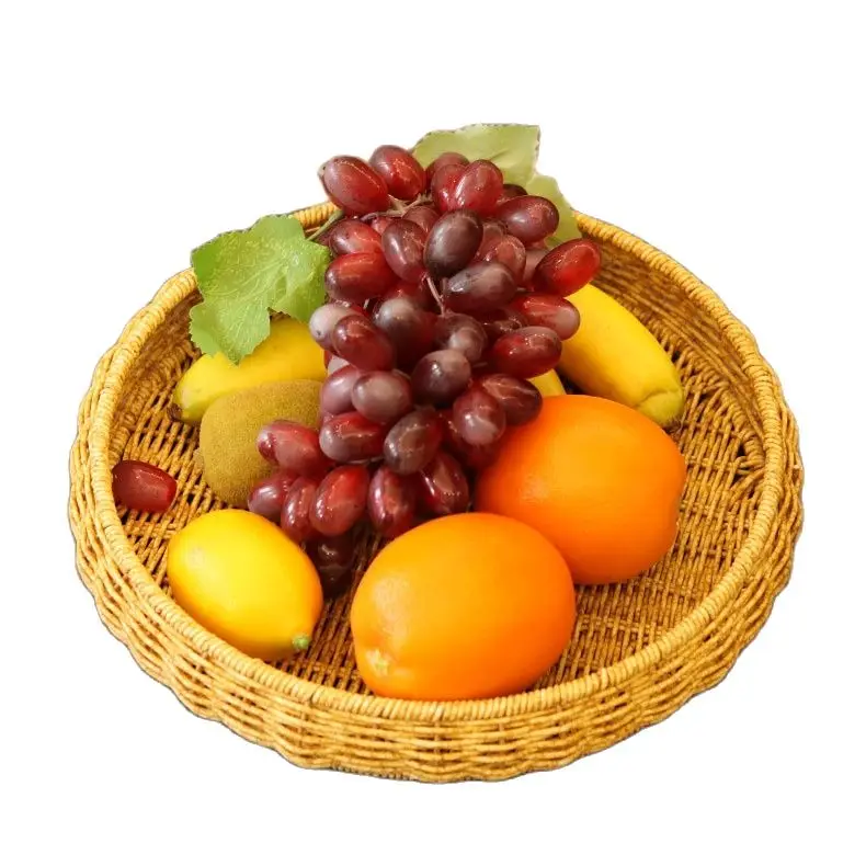 

CAMIGEL Woven Basket for Storage Fruit Basket Living Room Snack Basket