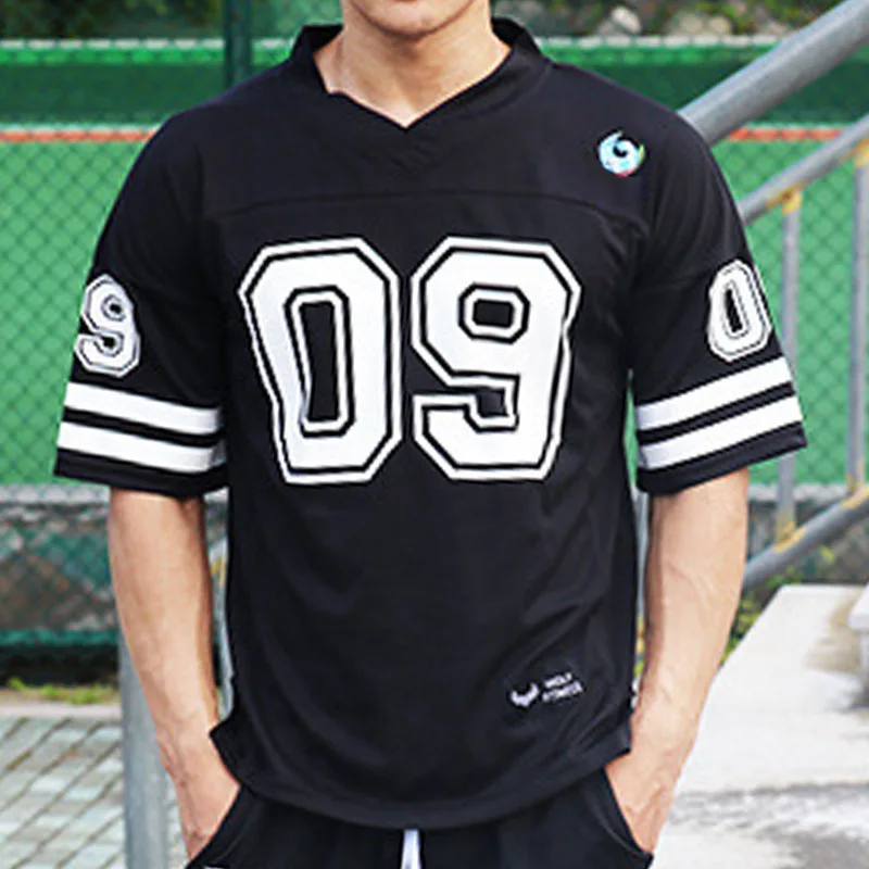 Мужская сетчатая Винтажная футболка для спортзала баскетбола бодибилдинга