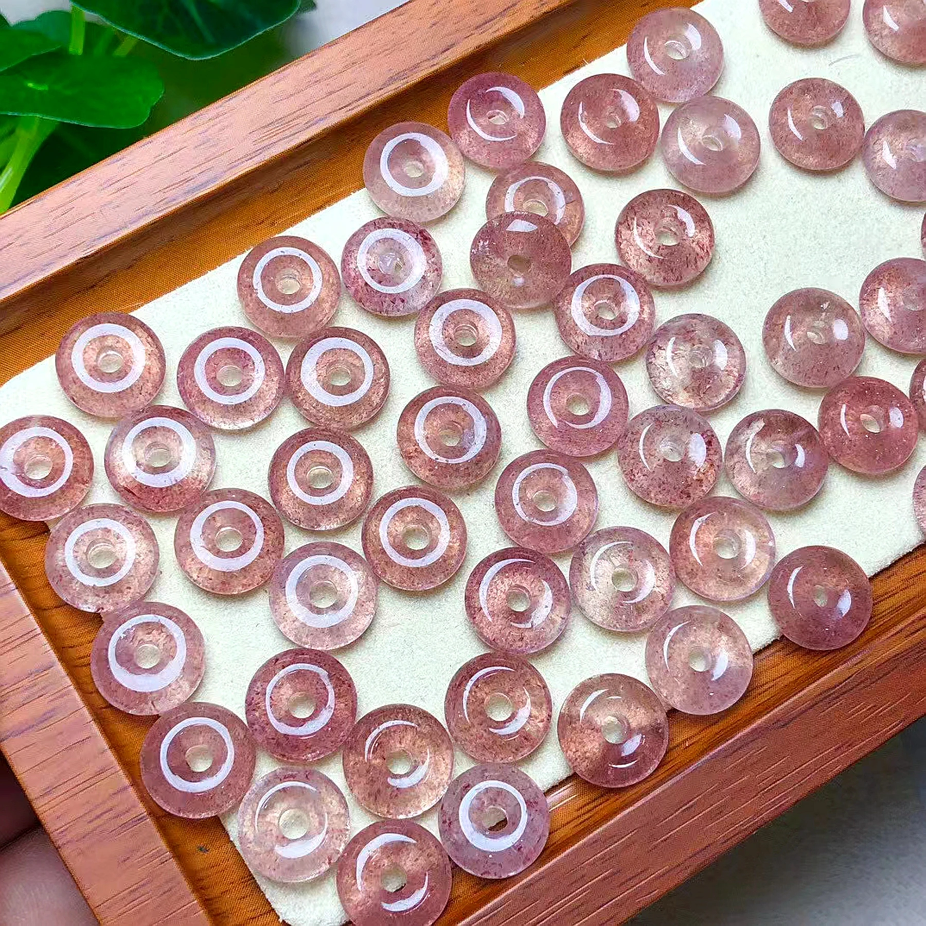 Кристаллическая безопасная пряжка в виде клубники подвеска для браслета