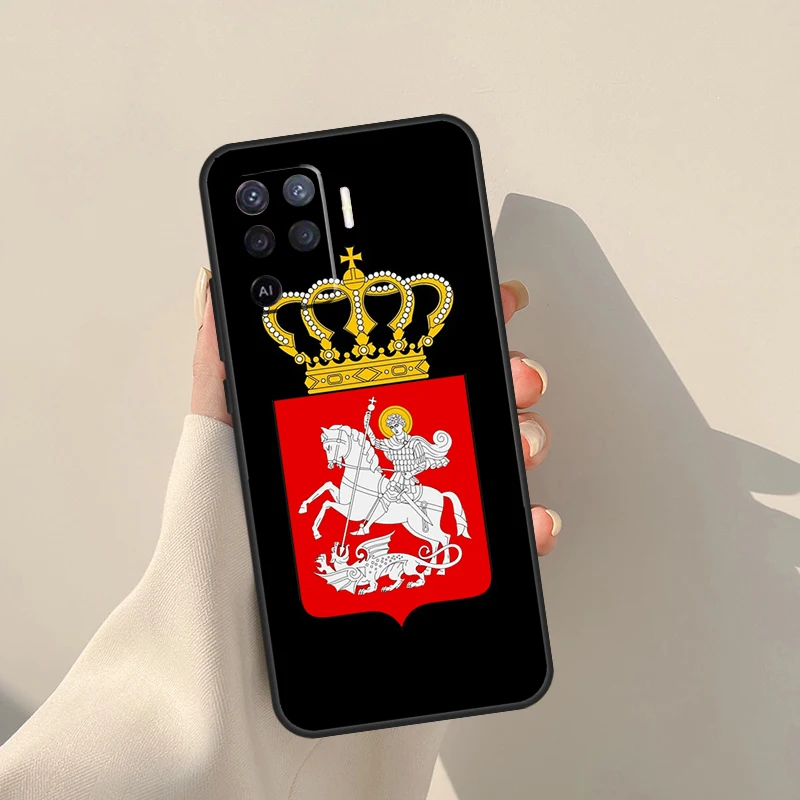 Фото Чехол с флагом Грузии для Oppo A94 A74 A54 A60 A80 A40 A18 A38 A58 A78 A98 A96 A76 A16 A15 A17 A57 A77 A5 Pro №5
