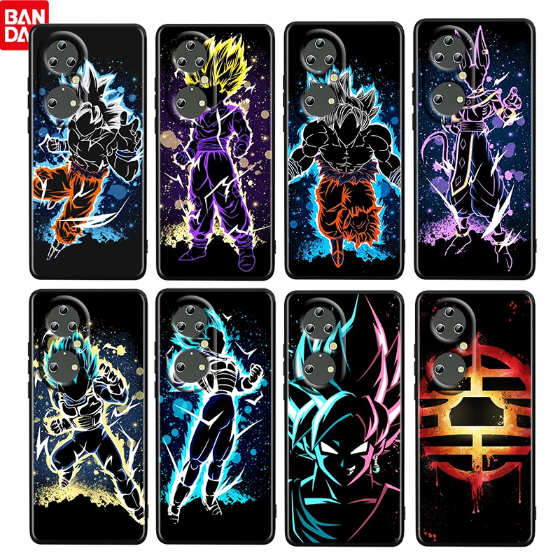 

Cute ONE PIECE Boy For Huawei P50 40 30 20 10 9 Lite E Mini Pro 5G Soft Silicone Black Cover Phone Case Cover Funda Coque Capa