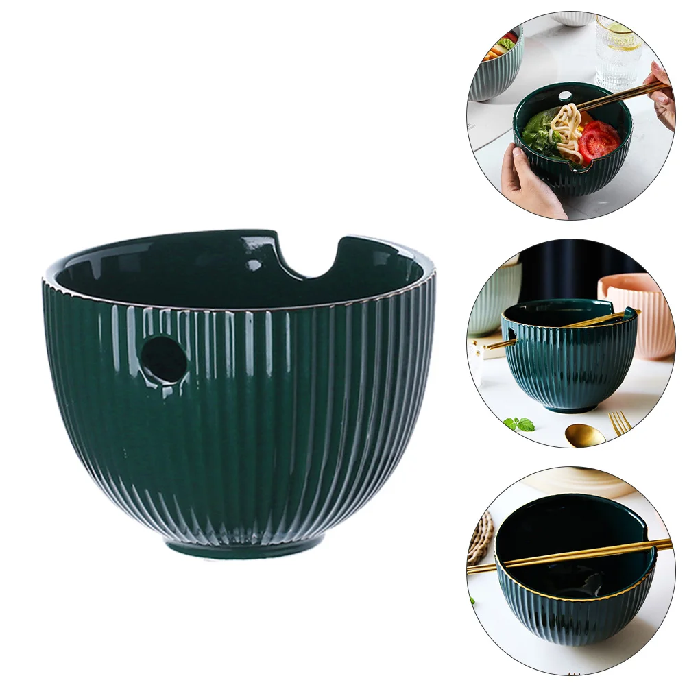 

Bowl Bowls Ceramic Salad Ramen Soup Japanese Porcelain Mixing Large Noodle Pho Supplies Instant Rice Kitchen Heat Dessert Style