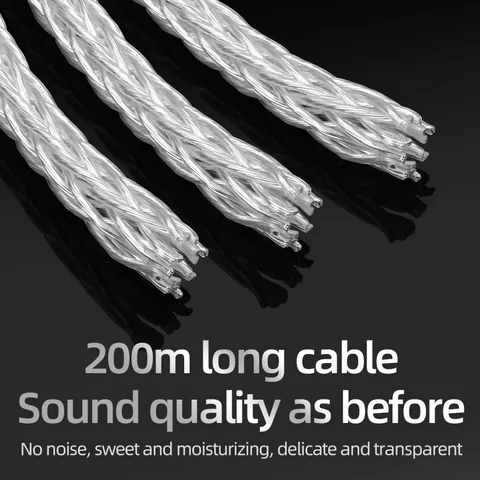 ATAUDIO HiFi динамик оптом кабель OCC посеребренный провод DIY акустический кабель для DVD CD усилитель декодер