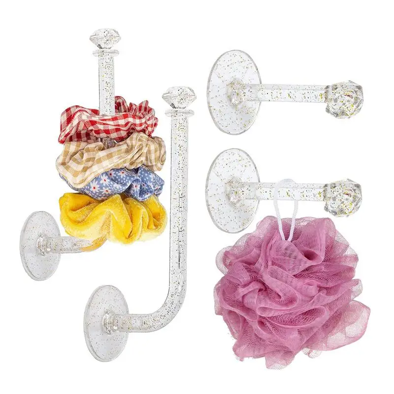 

Wall Hooks Bracelet Holder Hairband Hook Bracelet Holder Organizer Acrylic Jewelry Display Stand Adhesive Scrunchie Holder For