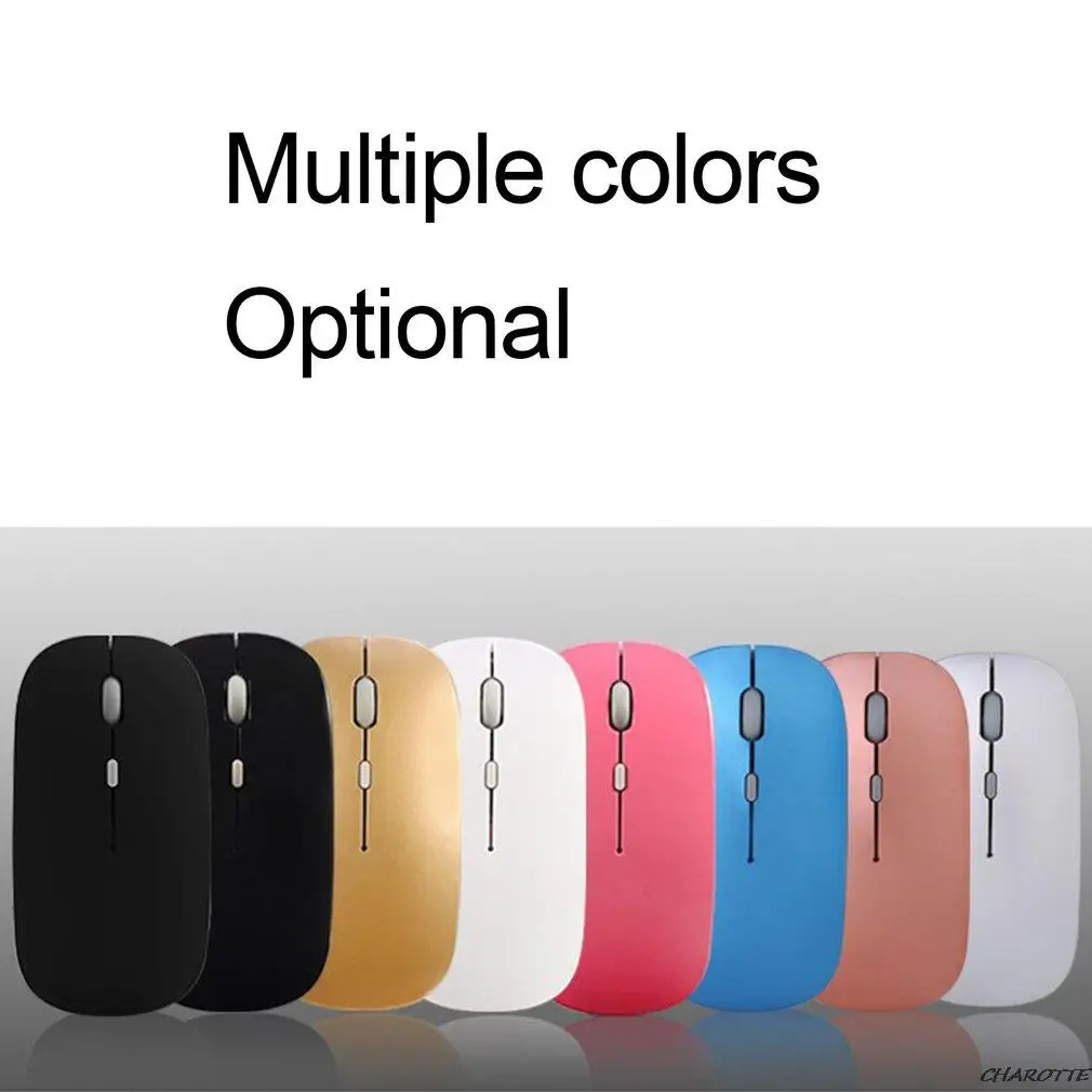 

Rechargeable Wireless Bluetooth Mouse for Computer PC iPad Mouse Dual Modes 4.0 + USB Wireless Mouse 3 Adjustable DPI