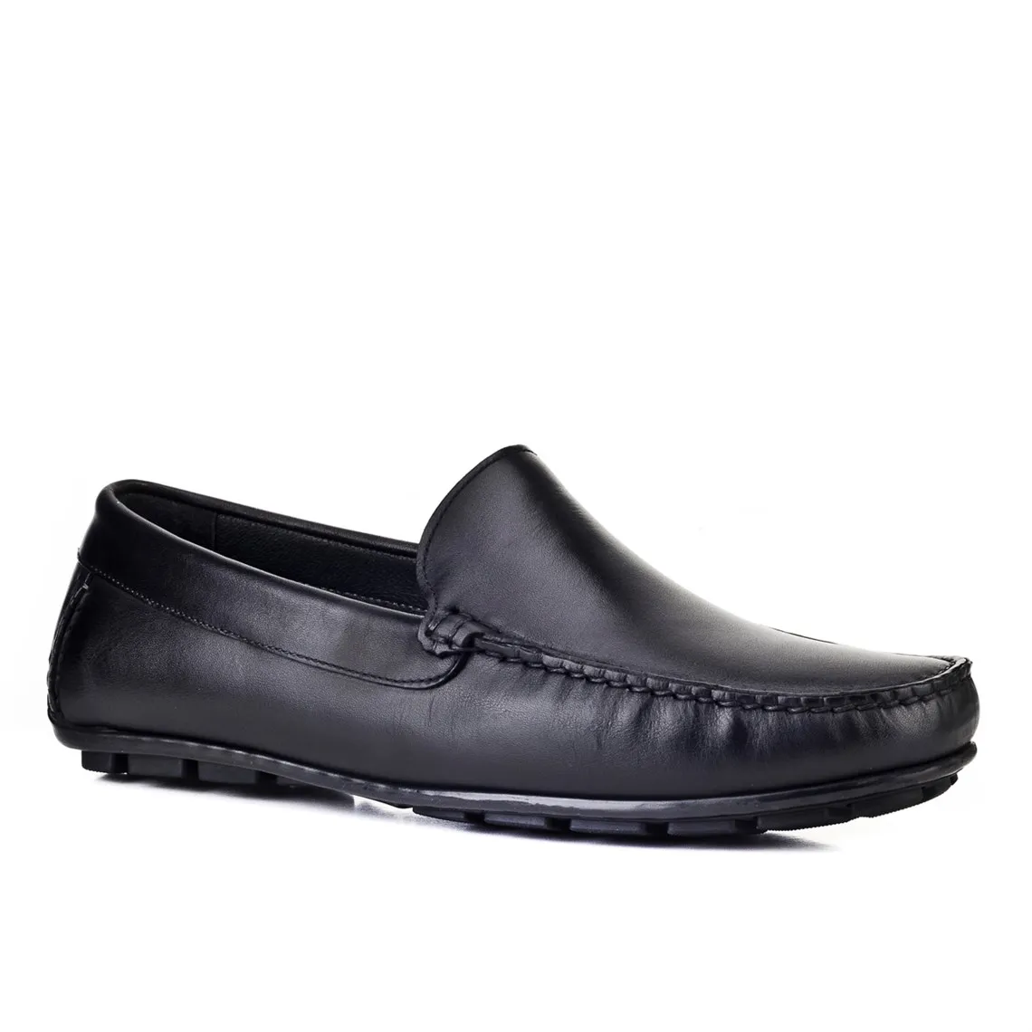 

Genuine leather black men shoes
