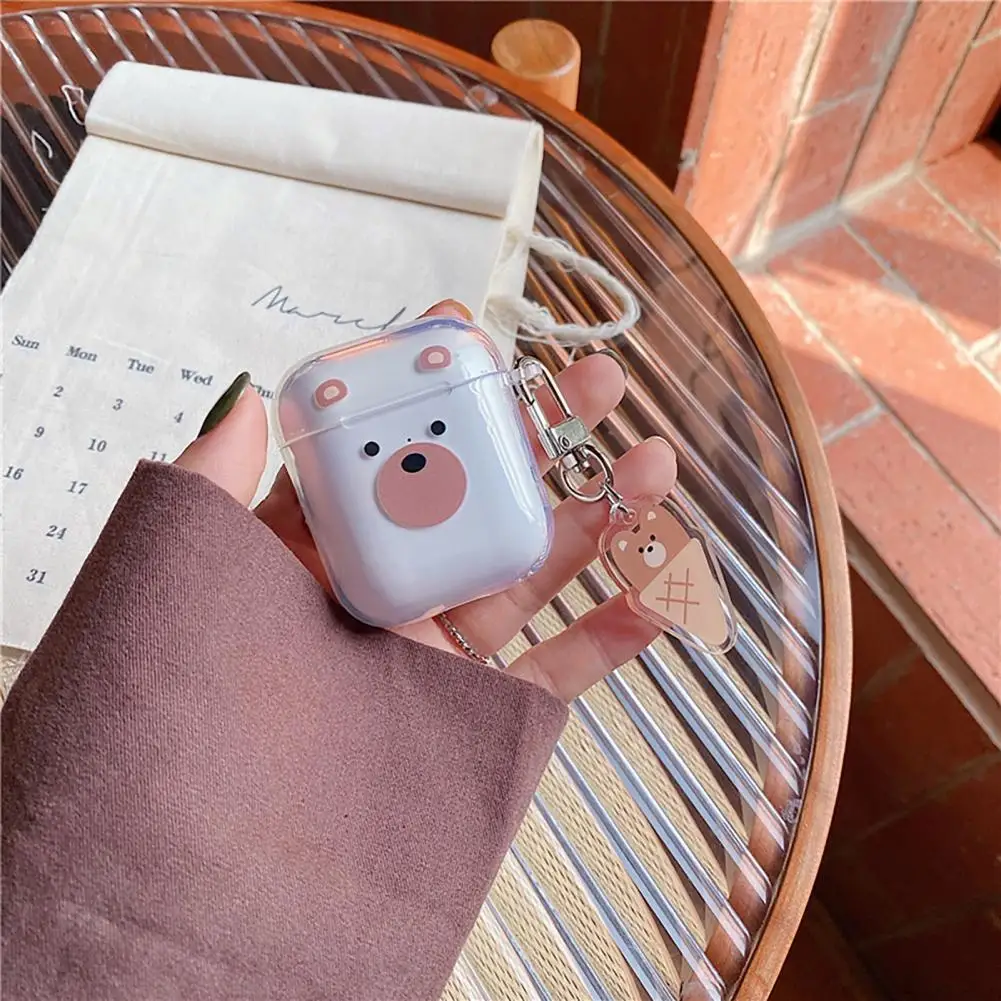 

Earbud Protective Shell Reversed Charging Hole Earphone Protective Skin Compact Easy Installation Practical