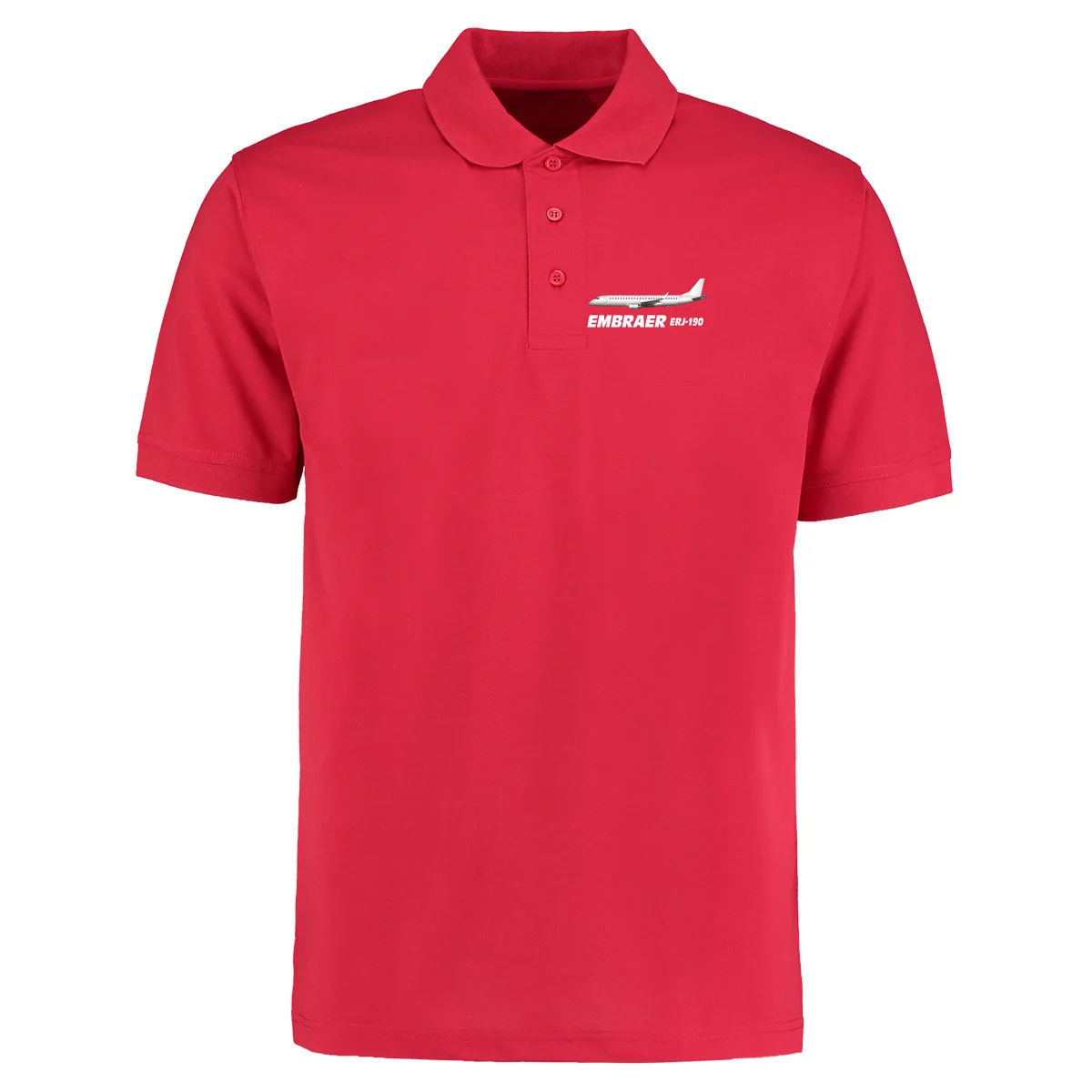 Хлопковые мужские рубашки поло The Embraer ERJ-190 Aviation Pilots футболки