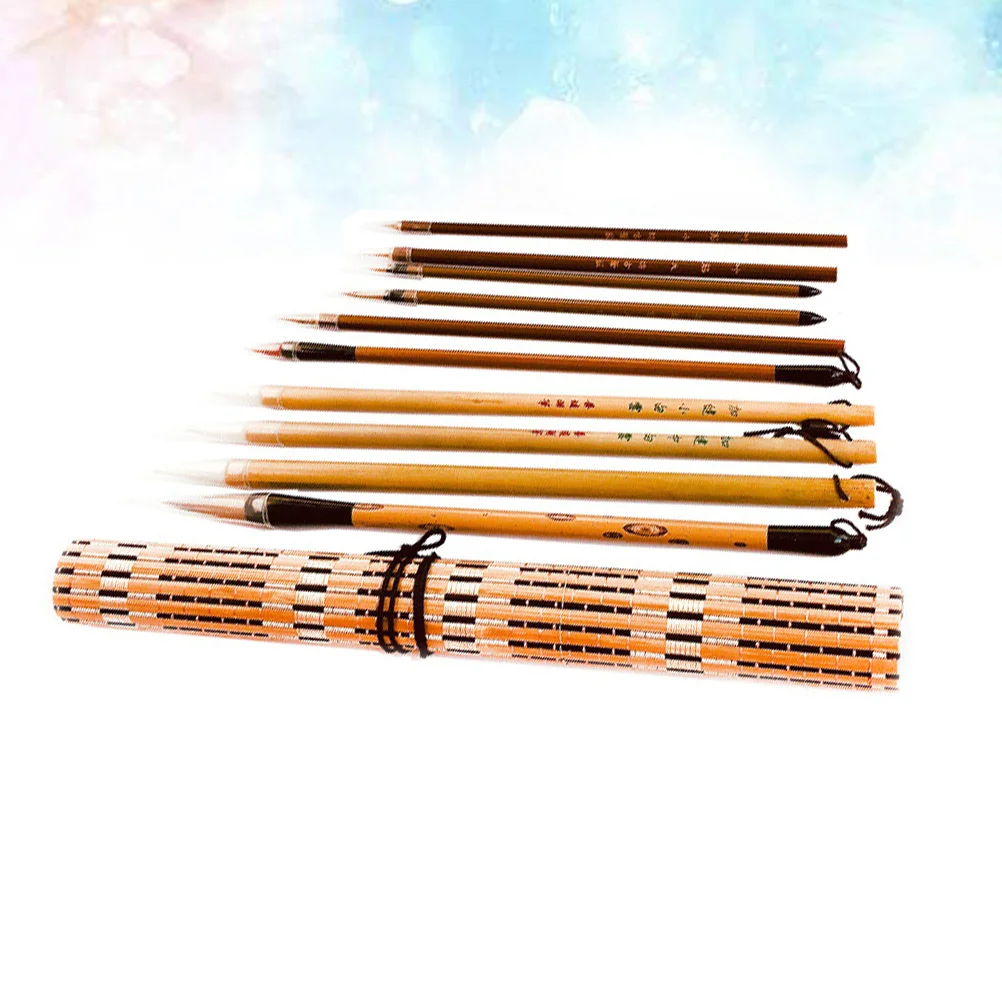 

1 Set Chinese Calligraphy Brush Set Writing Drawing Ink Brushes Kanji Japanese Sumi Painting Drawing Brushes Pen