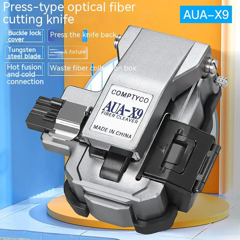 

AUA-X9 FTTH Высокоточный для холодного соединения/термоплавкого оптического волоконного клевера 24 инструмент для резки поверхностного лезвия