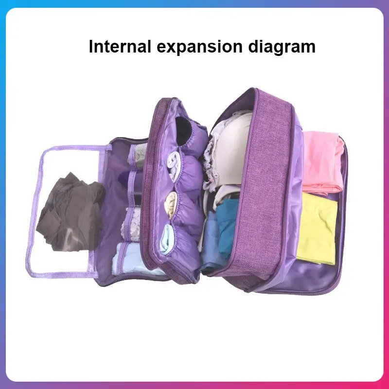 

New Waterproof Cationic Bra Storage Bag Travel Underwear Panty Storage Large Capacity Finishing Clothing Wardrobe Storage bag