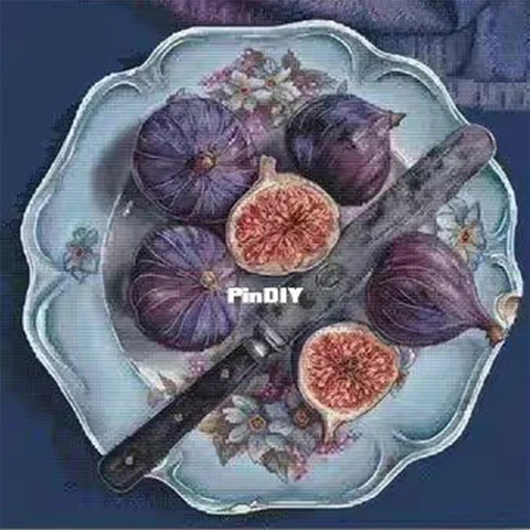 Набор для вышивки крестом XIUSPRING, картина, черный, хлопок