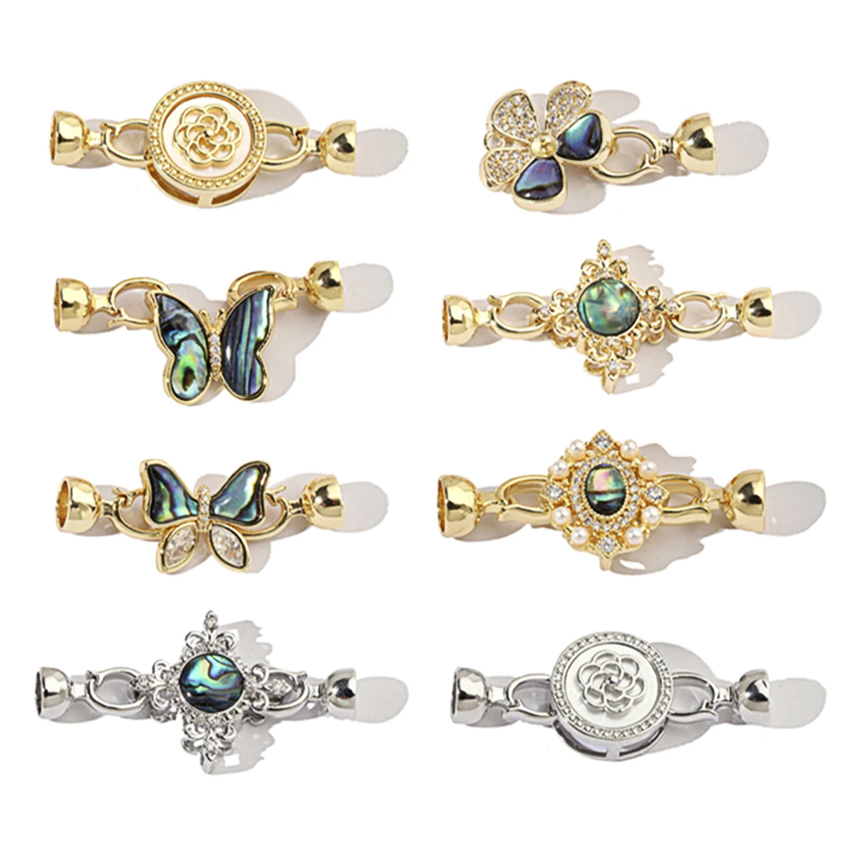 Vnistar 18-каратное золото медь камелия морское ушко съемный корпус универсальные