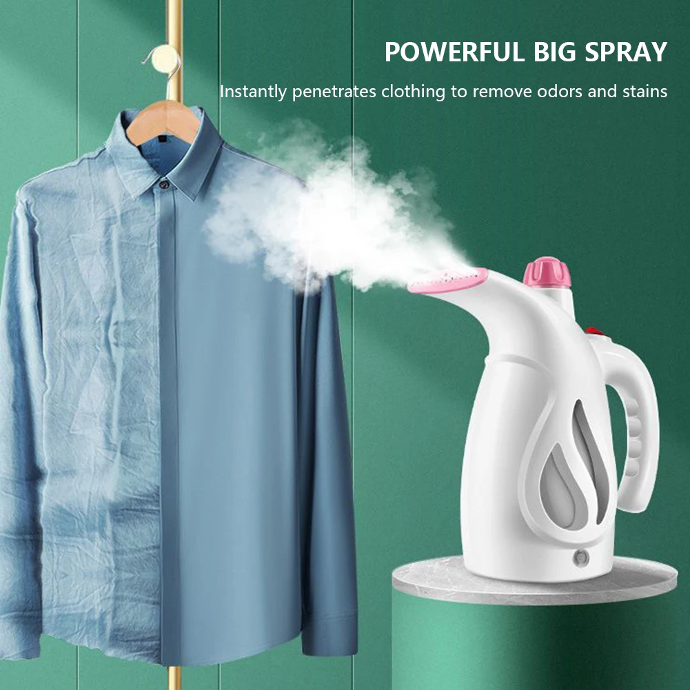 

Handheld Garment Steamer 200ml Water Tank Clothes Steamer Nozzle Design Micro Steam Iron Negative Ion Release for Clothes Fabric