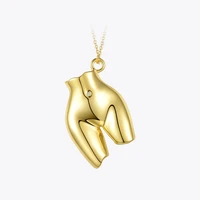 enfashion punk body part 3d thigh choker necklace women gold color buttock special hip hop femme jewelry gifts collares p193024