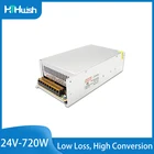 Светодиодный драйвер 24 в 30 А Светодиодный источник питания 720 Вт импульсный источник питания трансформатор питания подходит светодиодный светодиодного освещения