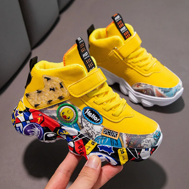 Fashion Hot Sale Kids Casual Shoes 2023 New Pattern Anti Slip Athletic Sneaker for Boys Girls Child Walking Shoes Free Shipping