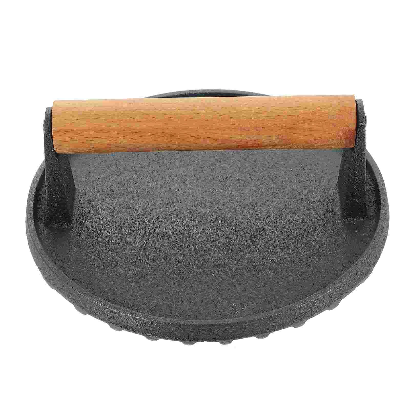 

Bacon Press Round Food Press Cast Iron Grill Press Bacon Press Burger Press Cast Iron Bacon Press