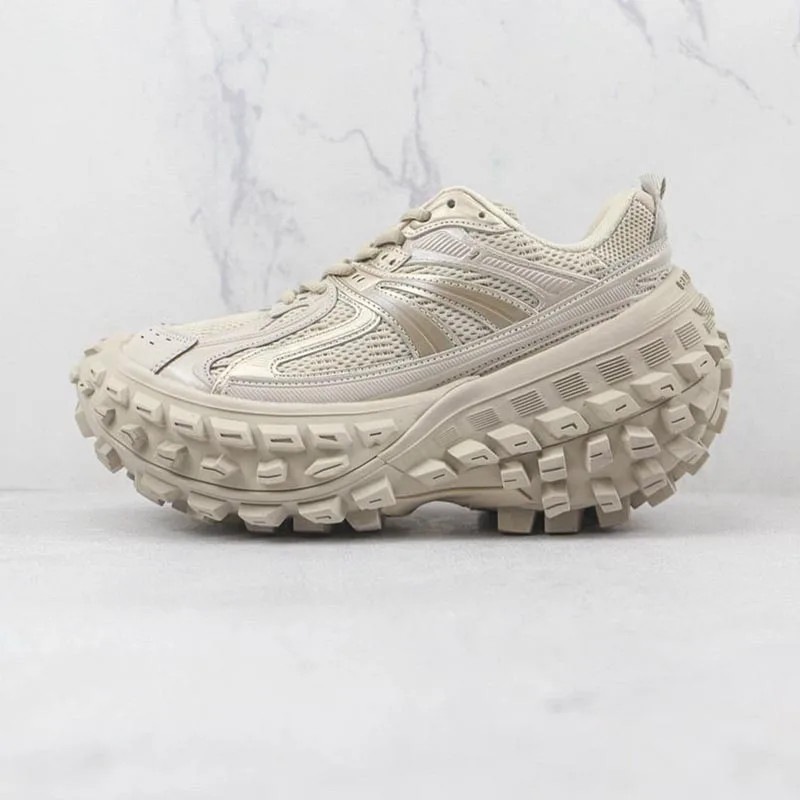 

2022 Low-top Tank Tire Rubber Sole Leather-free Nylon & Mesh Shoes