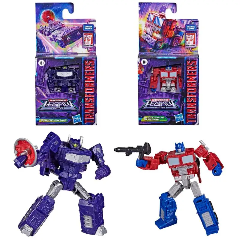 Фото Трансформеры Toys Generations Legacy Core Class Shockwave Optimus Prime G2 Megatron 3,5-дюймовая фигурка, игрушка в подарок №4