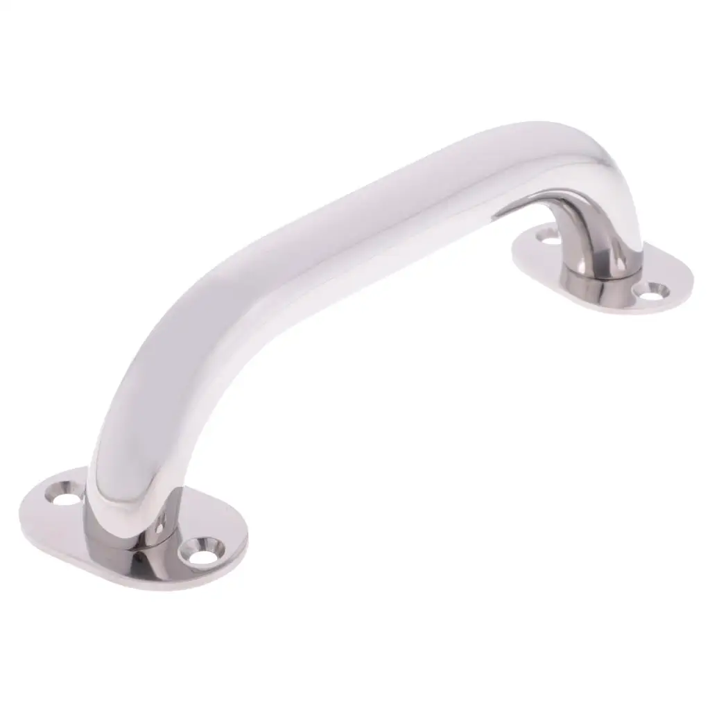 

316 stainless steel boat polished boat marine grab handrail 9 "228mm