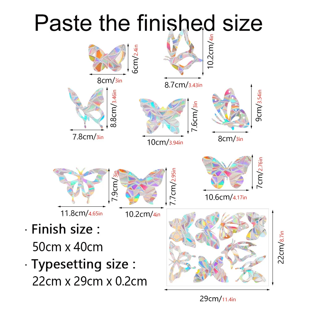

Радужные наклейки на окно "Ловец солнца", ПВХ