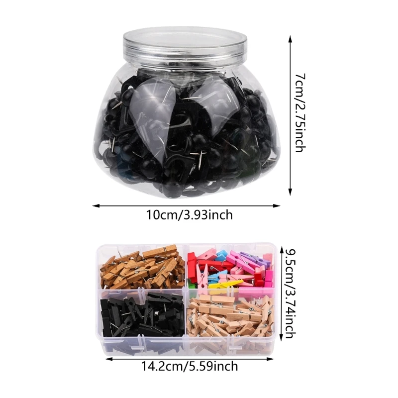 A1W1 Деревянные канцелярские кнопки неправильной формы декоративные для досок