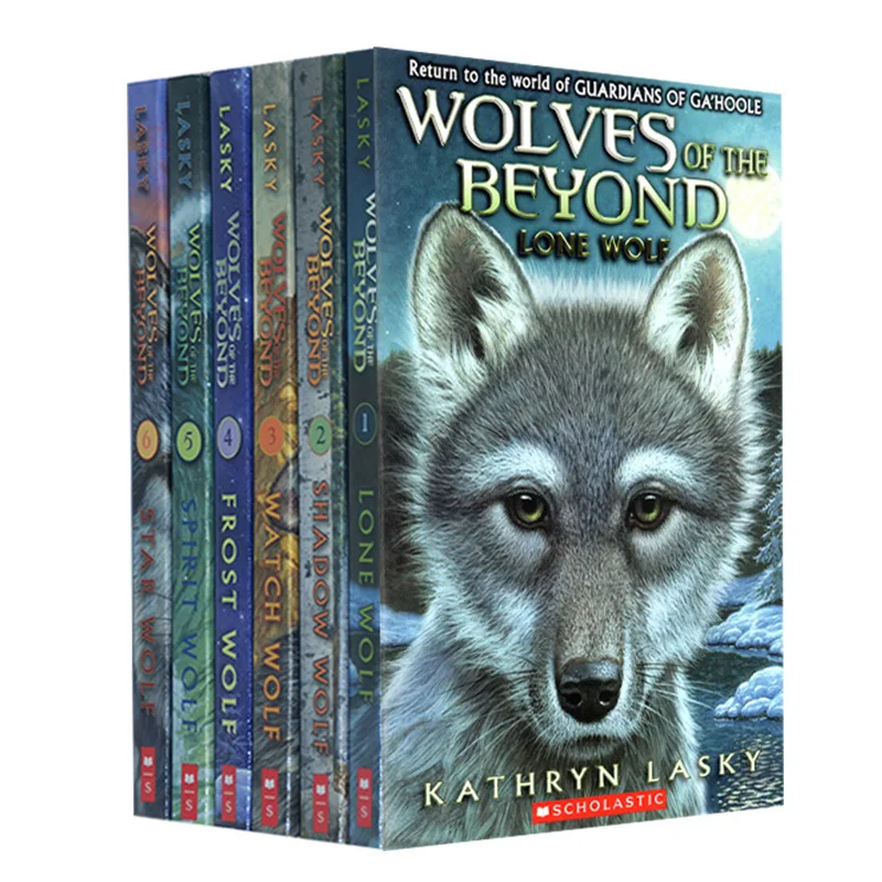 6Pcs/Set Wolves Of The Beyond English Reading Book Children Storybook
