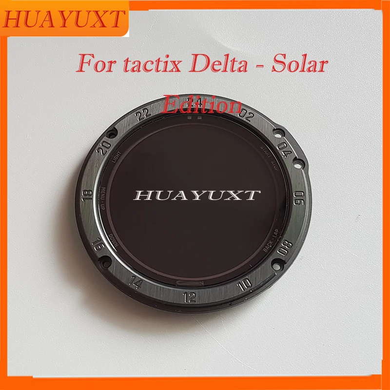 Фото ЖК-экран для GARMIN Tactix Delta Solar Edition с сапфировым стеклом, углеродно-серая ЖК-панель, спортивный ремонт №2