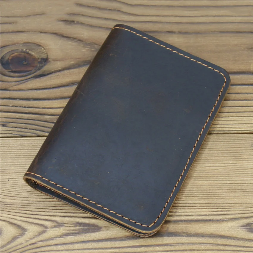 

vintage Cow Leather Credit Card Holder Card Case and Driver License