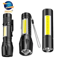 mini portable 2 led q5 flashlight lantern 3 modes work flash lights torch usb rechargeable outdoor fishing camping flashlights