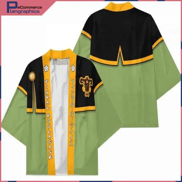 

New Anime Black Clover Gauche Adlai Cosplay Costumes Kimono Women Men Jacket Haori Cardigan Yukata Pajamas Cloak Bathrobe Coat