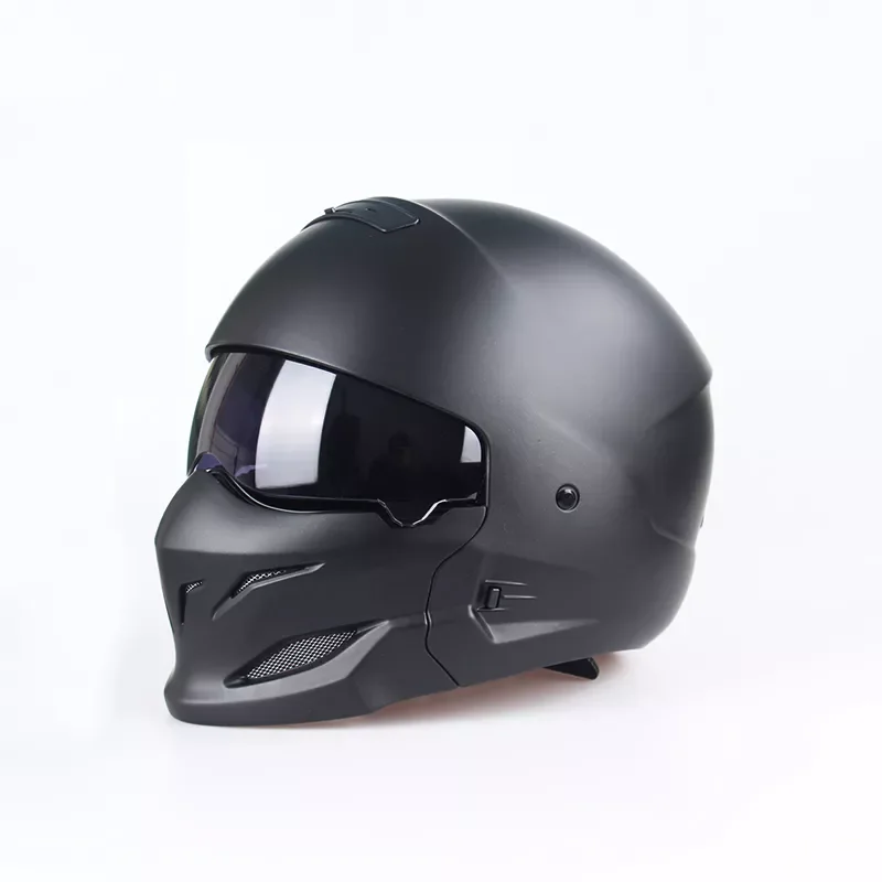 New Scorpion Helmet Retro Multi-purpose Combination Helmet Motorcycle Locomotive Personality Half Predator Helmet enlarge