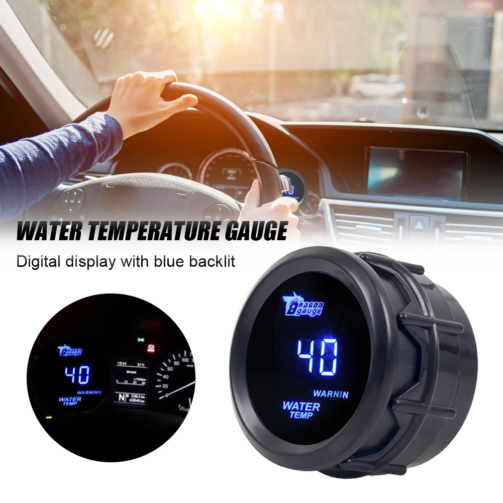 

Motorcycle Round Water Temp Gauge 0~120 Degree Digital Water Temp Gauge For Yamaha NMAX TMAX XMAX