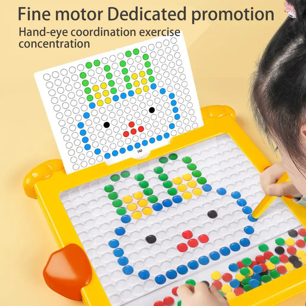 

1 Set Drawing Board Convenient Painting Board Hand-eye Coordination Magnetic Design Writing Board Kindergarten Toy