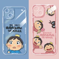 ranking of kings angel eyes transparent phone case for iphone 13 12 11 pro max xs x xr 8 plus 2022 ousama ranking clear cover