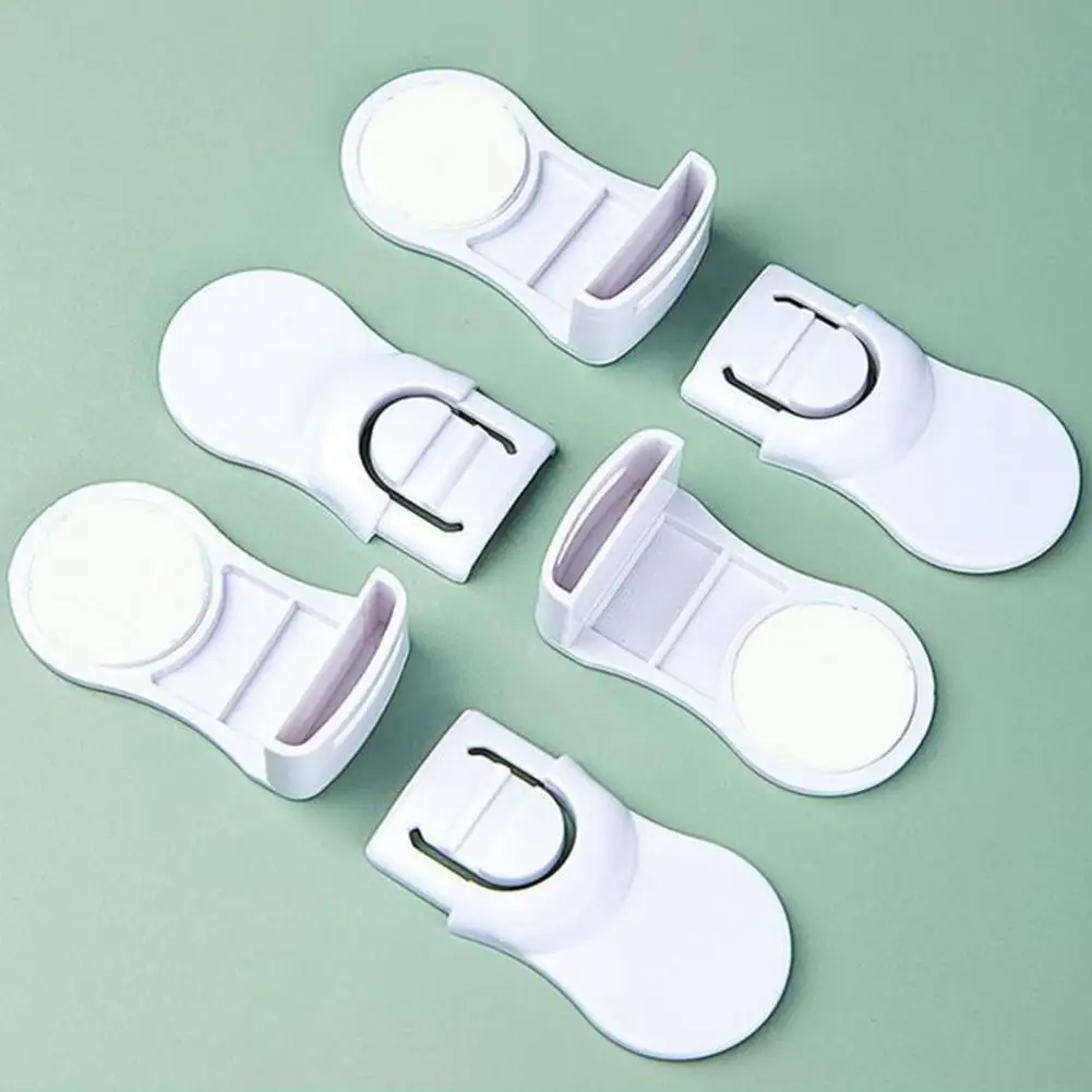 

2Pcs Convenient Baby Proof Toilet Lock White Baby Proof Cabinet Lock Removable Kids Safety Protection