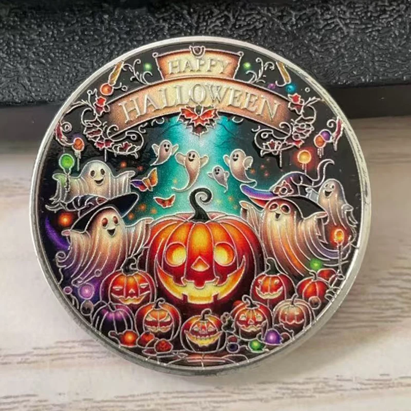 

Сувенирная монета Хэллоуин Тыква
