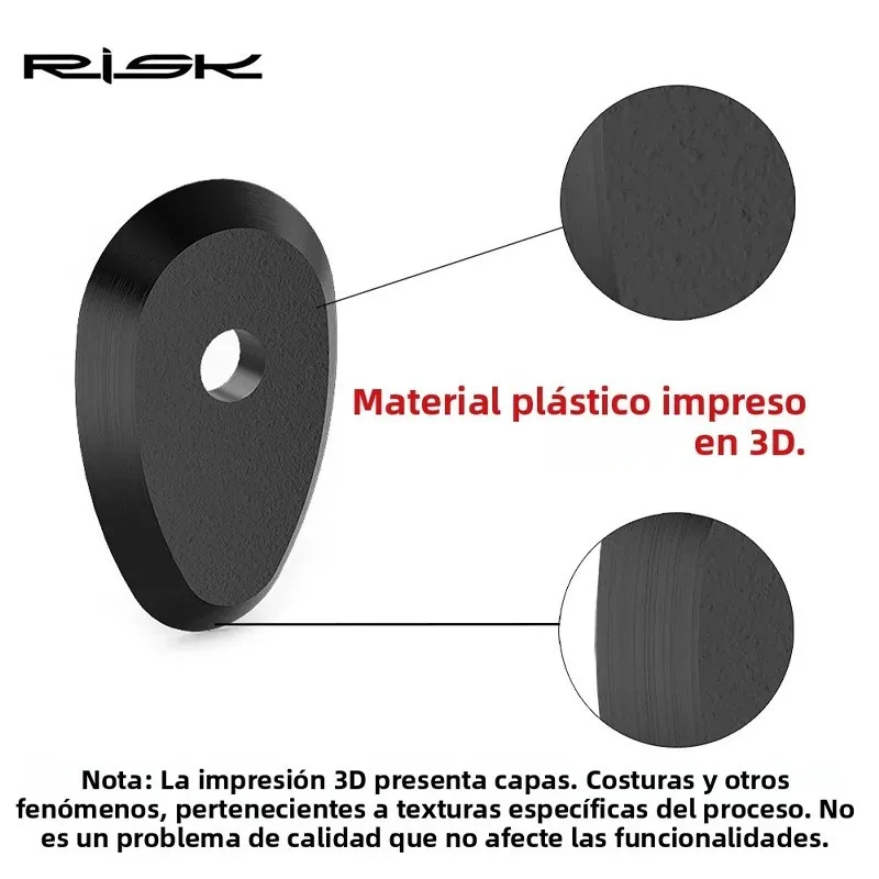 Фото Кнопки-накладки для электронных переключателей скоростей RISK для Shimano Ultegra R8170, Dura Ace R9270, проставки для рычагов переключения скоростей шоссейных велосипедов №3