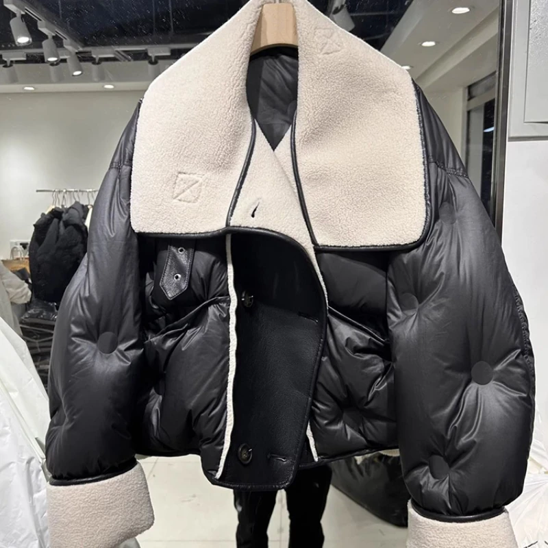 2024 зимние женские пуховики теплое повседневное пальто женская куртка-пуховик