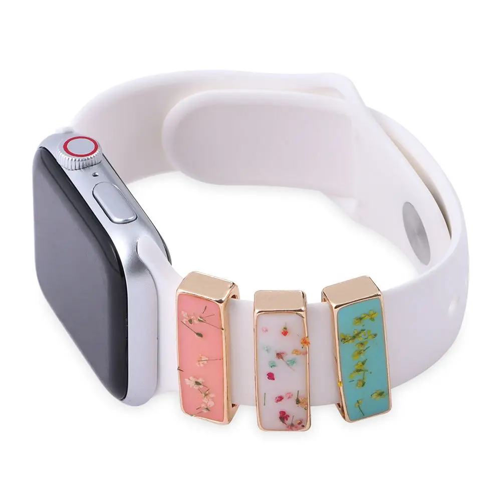 Новинка браслет для часов Apple Watch металлические подвески декоративное кольцо в