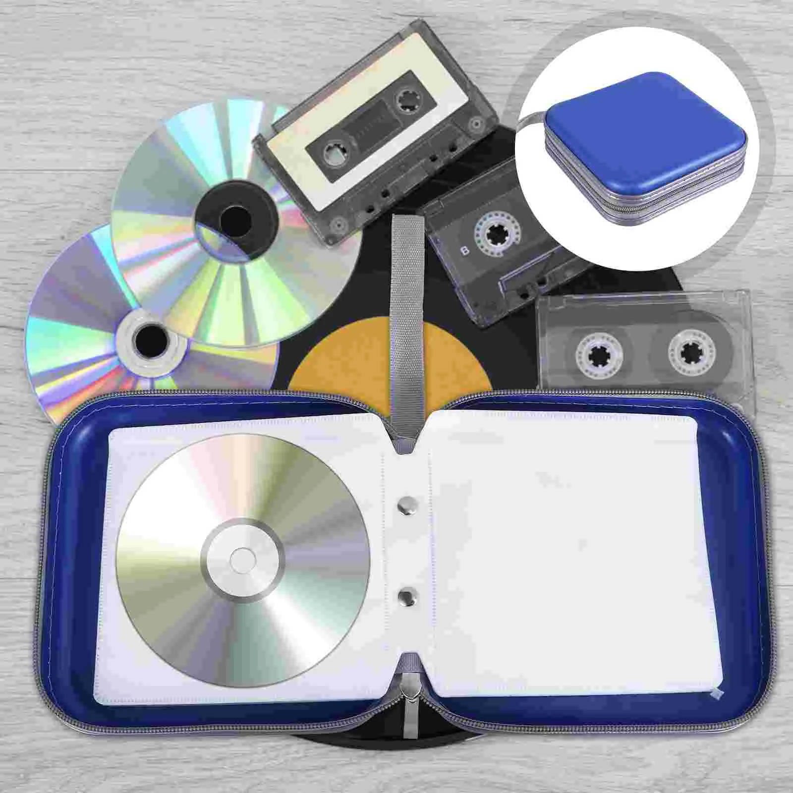 

Дорожные сумки-органайзеры для компакт-дисков и DVD, 40 вместительных отделений