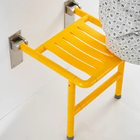 folding toilet shower chair wall mounted elderly bathroom shower chair design handicap cadeiras de banho home improvement