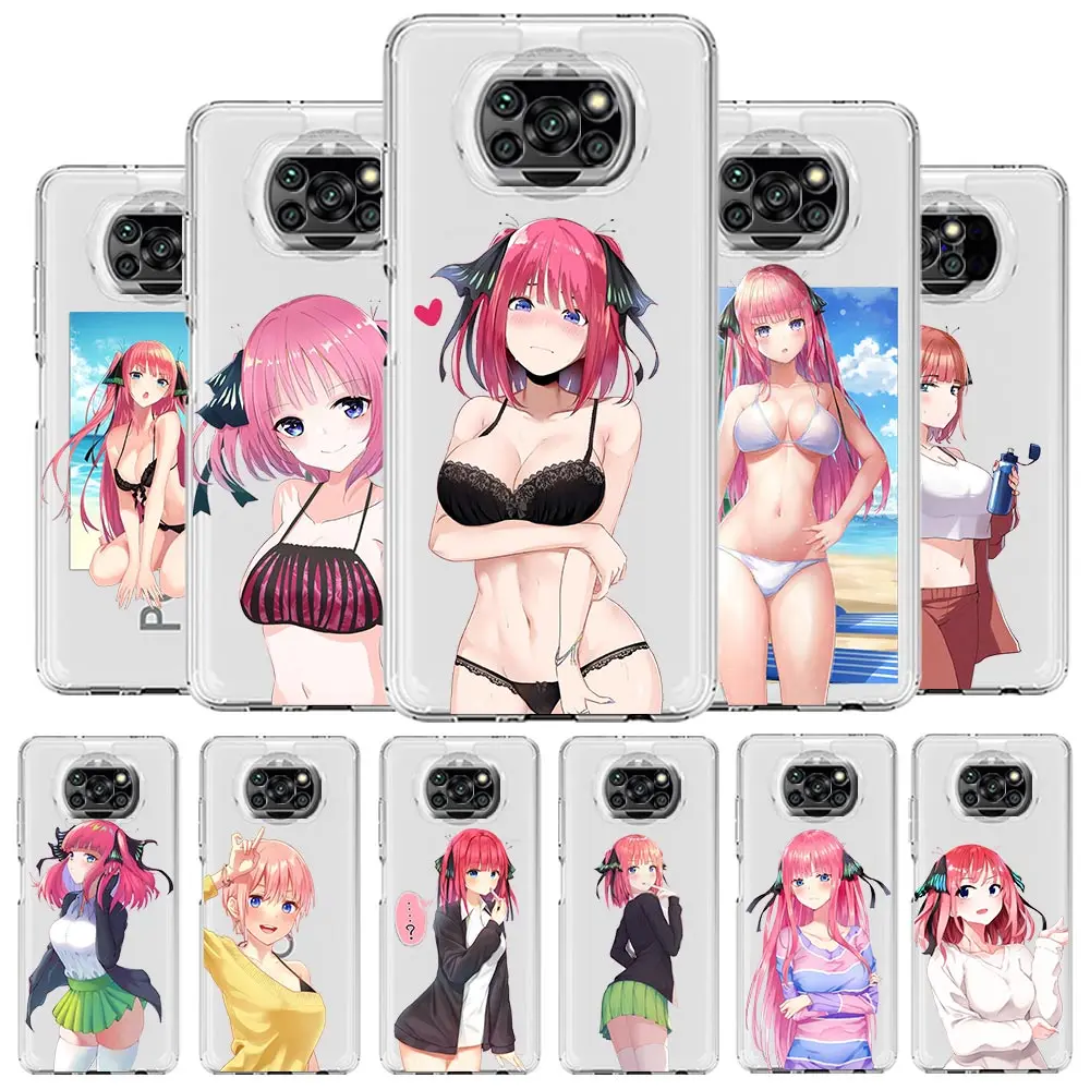 

The Quintessential Quintuplets Phone Case For Xiaomi Mi 12T 10 12 Lite 11 Ultra 11X 11T Pro 11i Poco X4 X3 NFC F3 F4 M3 M4 Cover