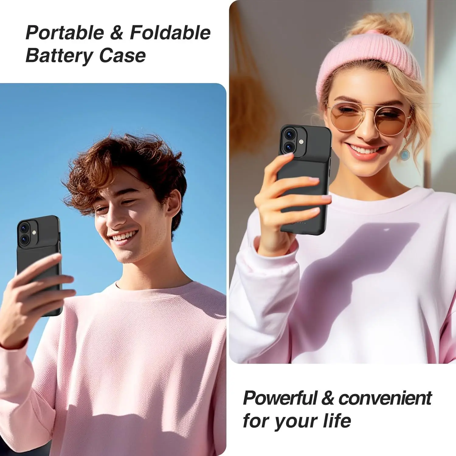 Фото Чехол-зарядное устройство для iPhone 17 Air 16 15 14 Plus 13 12 Pro Max Mini Power Bank для iPhone 11, чехол для аккумулятора, портативный №4