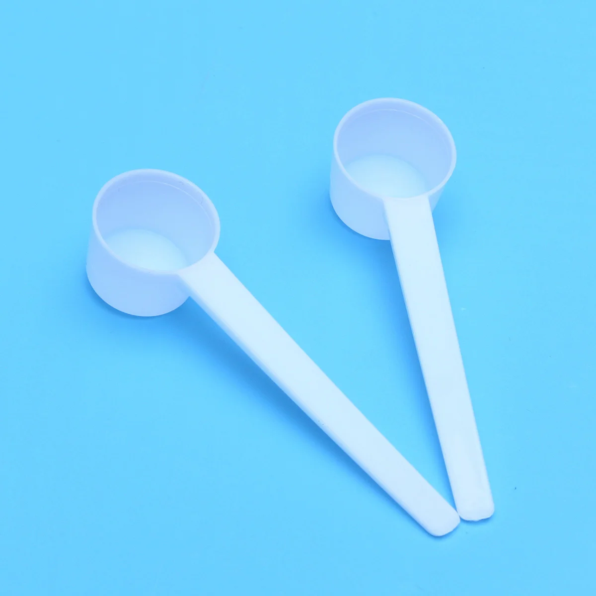 

Measuring Spoon Scoop Plastic Coffee Spoons Tablespoon Scoops Measure Kitchen Handle Tea Baking Reusable Condiment Cups Teaspoon