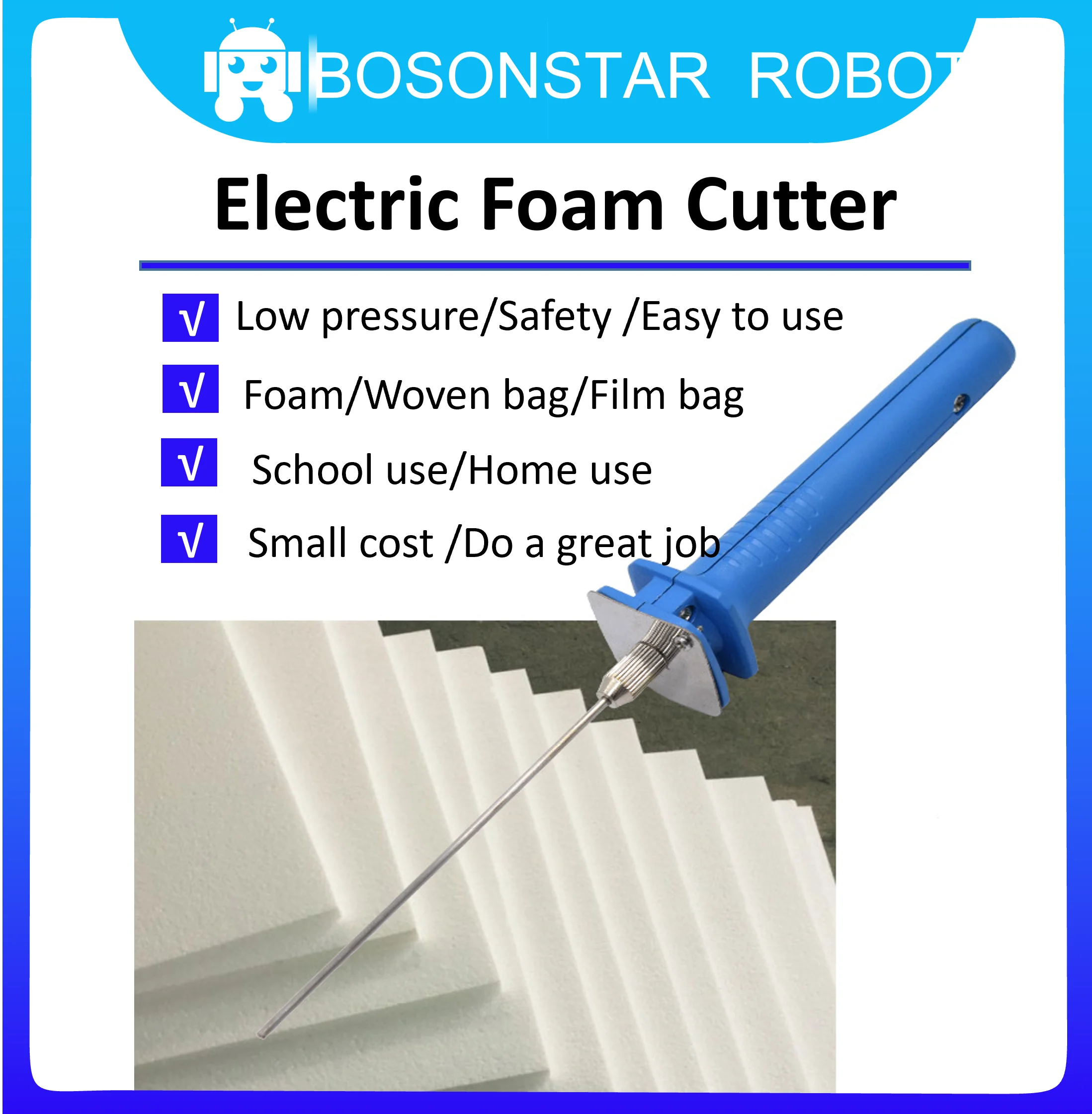 

Electric Foam Cutter Polystyrene Styrofoam Knife Hot Wire Foam Cutting Pen Portable Styrofoam Cutting Tools Styrofoam Cutting