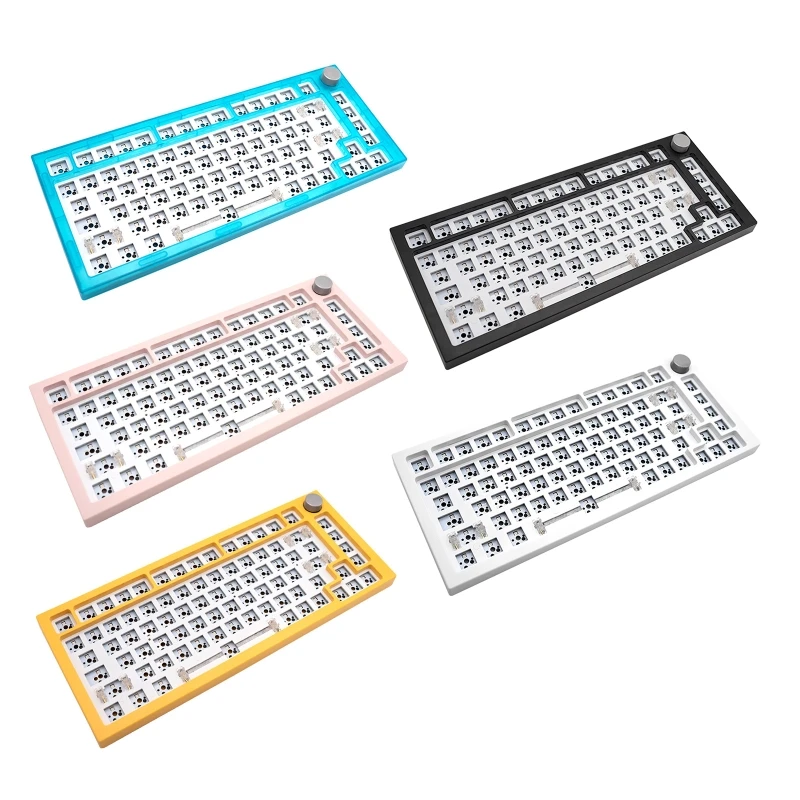 

NextTime 75 82 Keys Keyboard Kit RGB Hot Swap BT5.0+2.4Ghz 3Pin/5Pin for cherry Gateron Kailh Knob Mechanical Keyboard