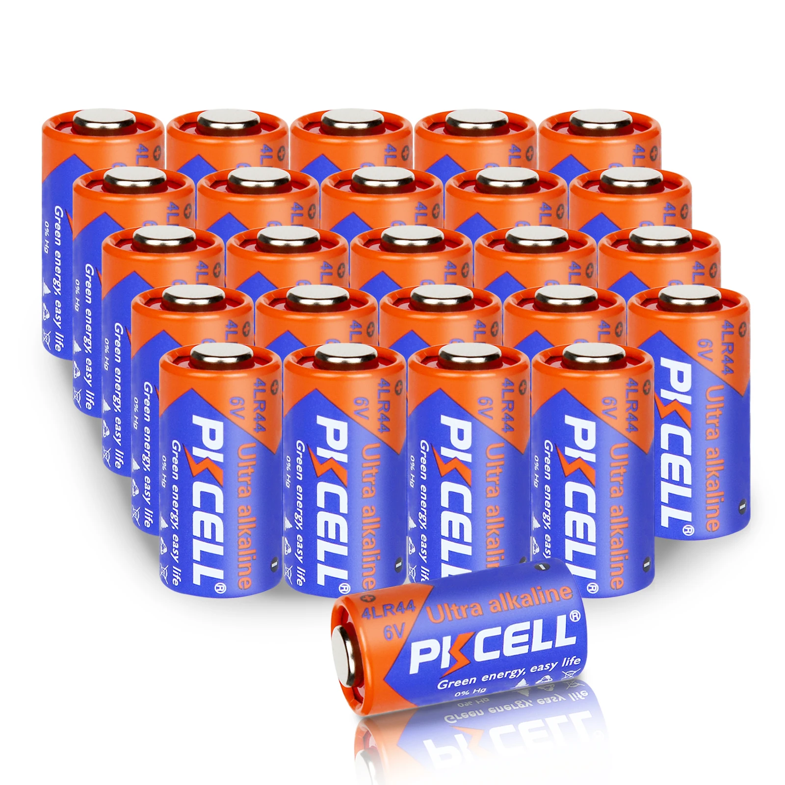 PKCEL 4LR44 6 в сухие щелочные батареи 476A / PX28A / A544 / K28A / L1325 для Ошейников для собак камера 30 шт.