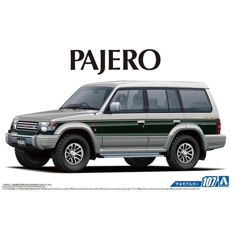 

1/24 Mitsubishi Pajero Exceed '91 05710 Сборная модель автомобиля